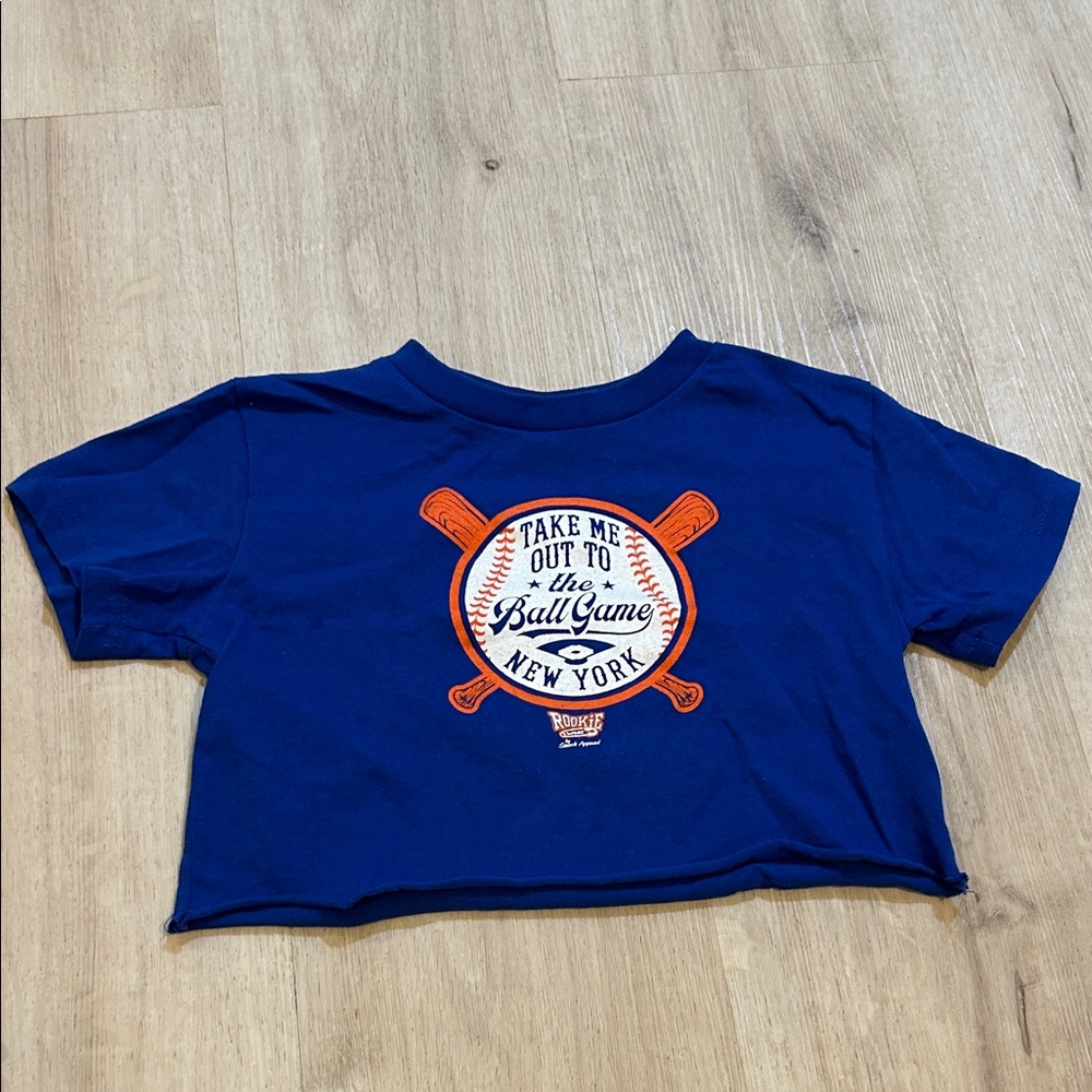 NY Mets crop top